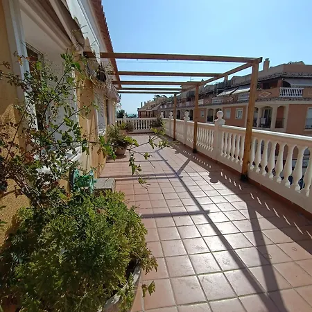 Lovely Penthouse In Front Of The Beach With Free Parking Málaga Exterior foto